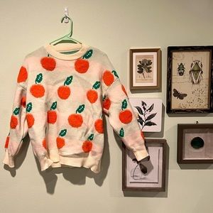 Cider Womens Orange Sweater